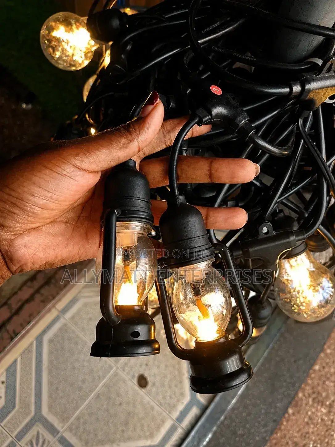 Vintage Lantern String Lights