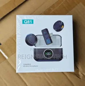 Q81 Wireless Microphone – Dual Lavalier Mic System