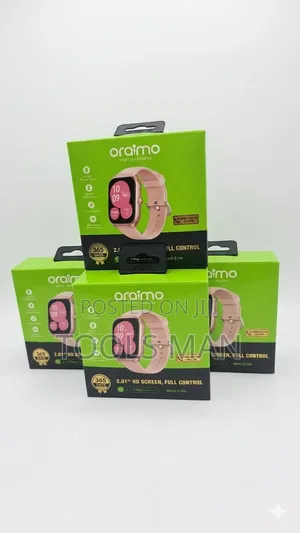Oraimo Watch S Lite Smartwatch - 2.01\Hd Screen - Sand Pink.