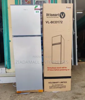 *Volsmart 172litres Double Door Fridge Vl-Bcd172