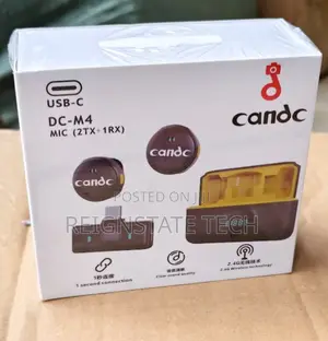 Candc Usb-C Wireless Lavalier Microphone Dc-M4 (2tx + 1rx