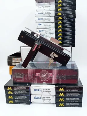 GJS Black Door Lock, Heavy Duty Security Mortice Door Lock.