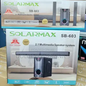 Solarmax Sb-603 2.1 Multimedia Speaker System
