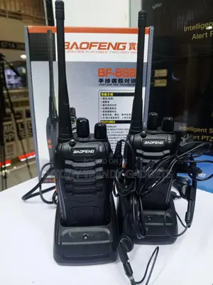 Bf-888s Rechargeable Walkie Talkie Flashlight Alarm Radio