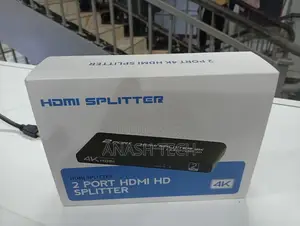 New Fjgear Hdmi Splitter 2 Port 1 in 2 Out Hdmi 1.4 Plug and Play