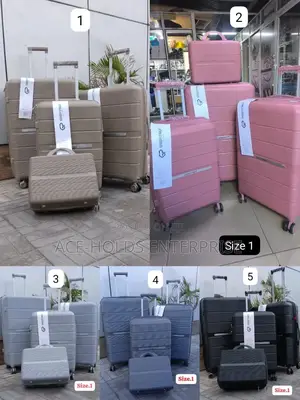 Quality Rubber Suitcases - 4 in 1 Cases (Sizes: 3 4)