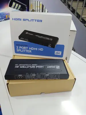 2 Way Hdmi Splitter 1x2 Uhd Display Adapter