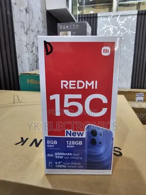New Xiaomi Redmi 15C 4G 128 GB Black