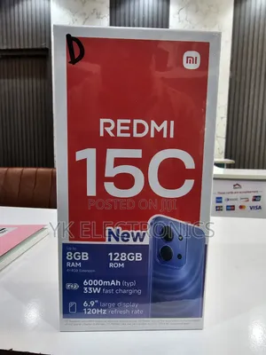 New Xiaomi Redmi 15C 4G 128 GB Blue