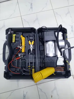 12v Car Air Compressor Tire Repair Tool Kit With Case