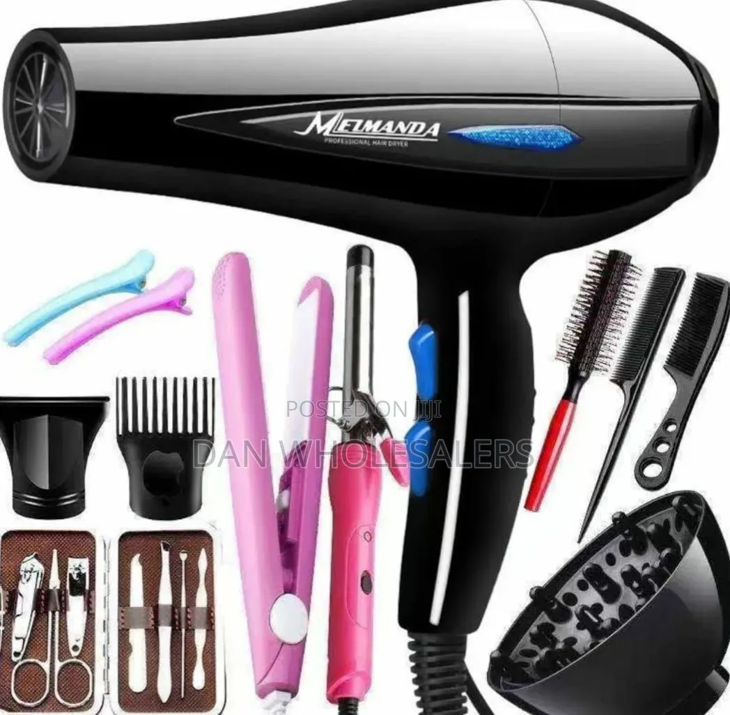12pcs Professional Blow Dry With Accessories