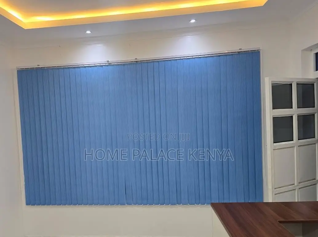 Window Blinds: Polyester Fireproof Vertical Blinds Shades