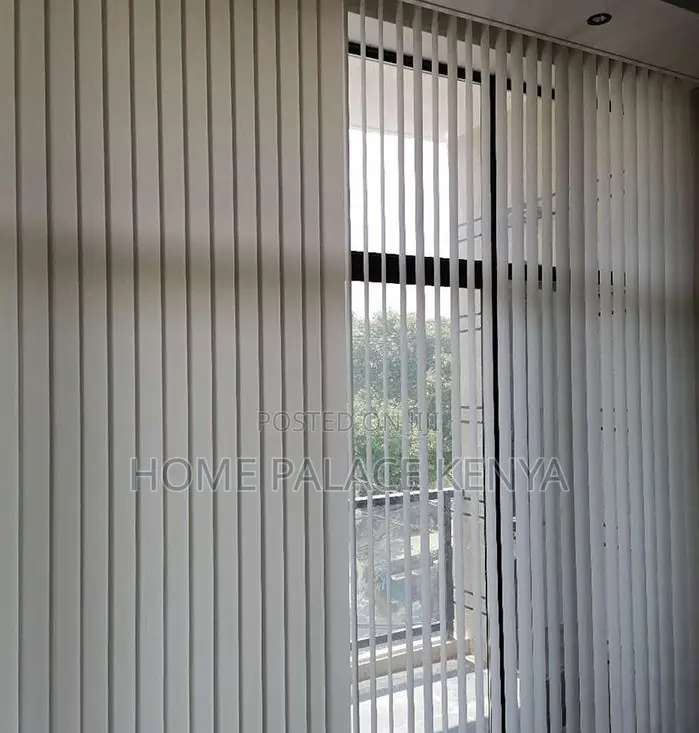 Window Blinds: Polyester Fireproof Vertical Blinds Shades