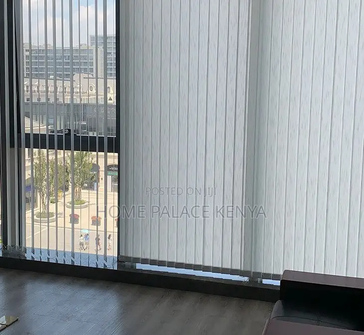 Window Blinds: Polyester Fireproof Vertical Blinds Shades