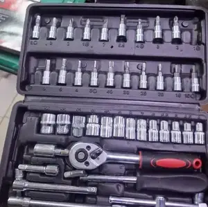 46 Pieces Socket Wrench Tool Set