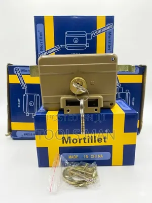 Mortillet Heavy Duty Door Rim Lock - Art.210 Security Lock.