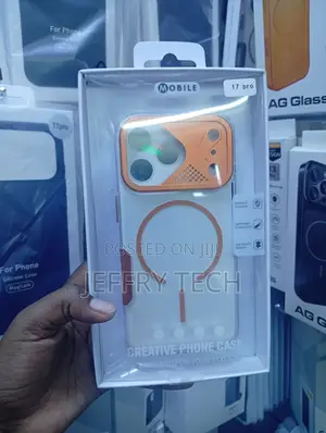 iPhone 17 Pro/Pro Max, Featuring a Orange Camera Frame Case