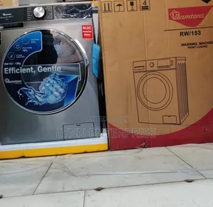 *Ramtons Front Load Fully Automatic 12kg Wash and Spin 1400rpm -