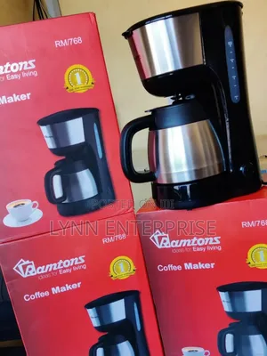 *Ramtons Coffee Maker Stainless Steel Jar 1ltr Rm768