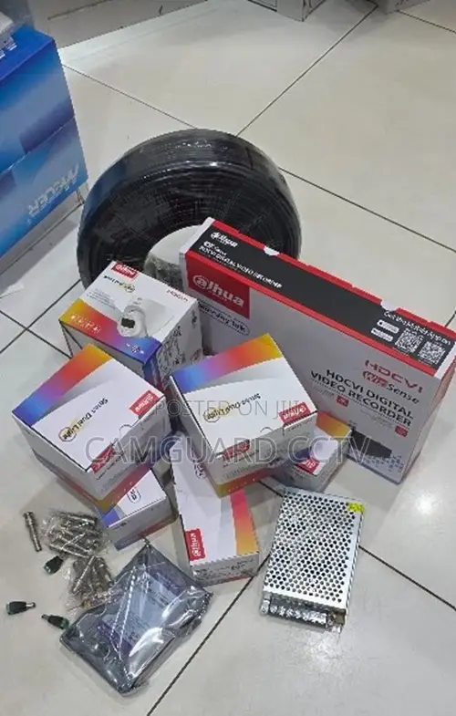 Dahua 4 Channel CCTV Package With Colored Night Vision Cameras