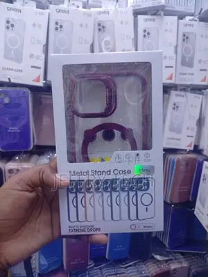 iPhone 12 Pro 3give Purple Metal Stand Case
