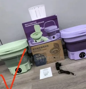 *Electric Foldable Washing Machine. 7.5kg*
*(Green Purple Colour)