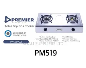 Premier Pm519gs Table Top Gas Cooker