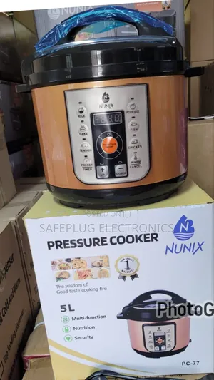 Nunix Pc-77 5l Electric Pressure Cooker With Digital Display