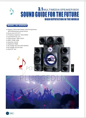 Ailipu 3.1 Channel Speaker System Subwoofer