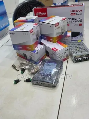 Dahua Full Color Outdoor CCTV Camera Kit Complete Package