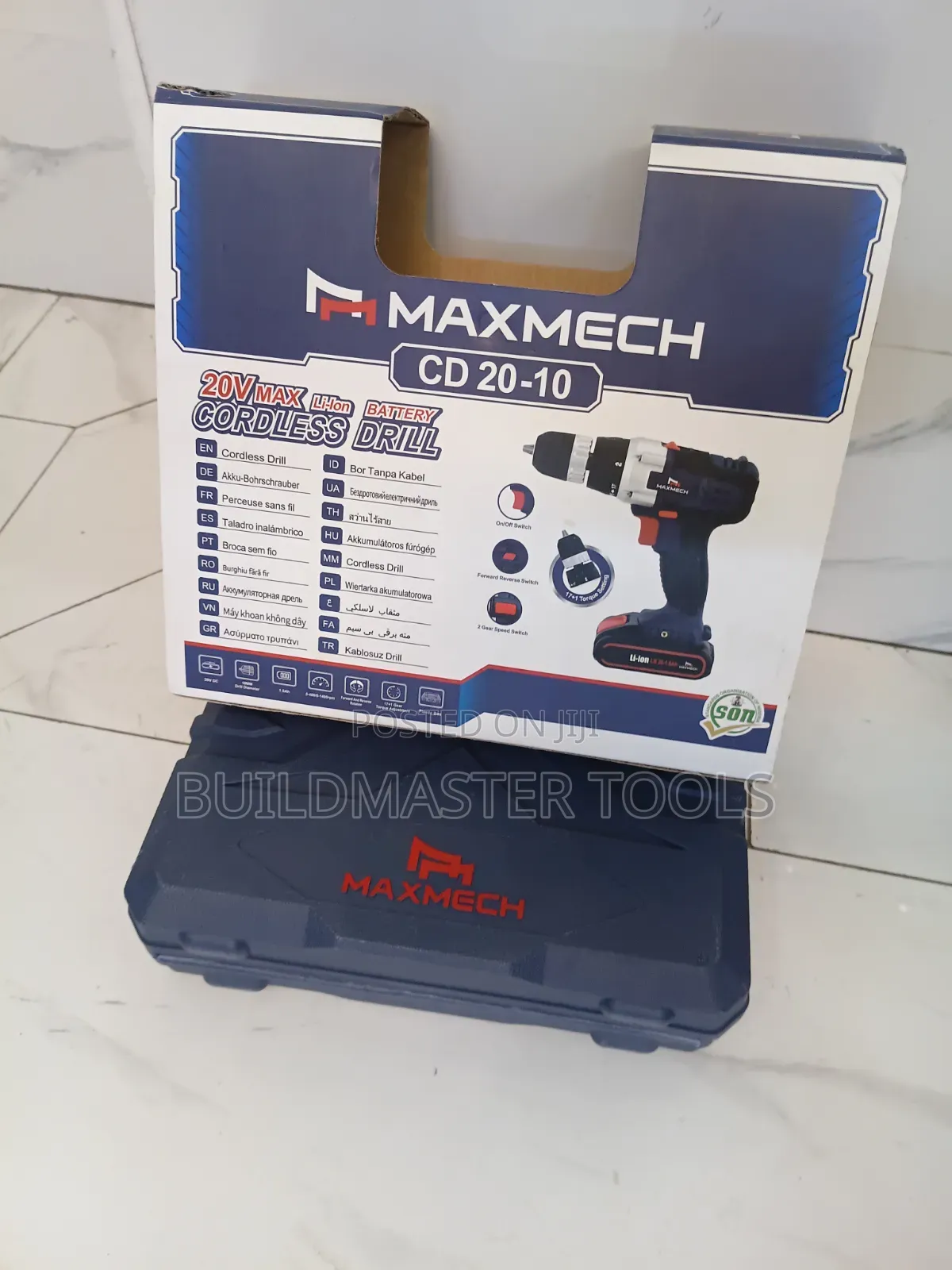 Maxmech Cd20-10 Cordless Drill Set,