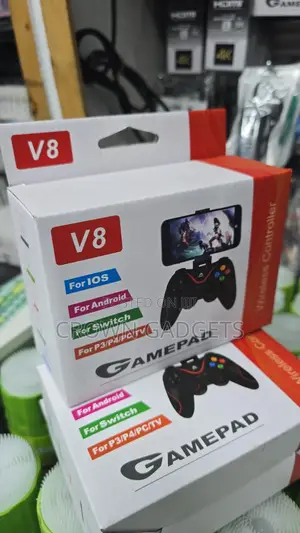 V8 Wireless Bluetooth Gamepad Controller for Pc Android Ios