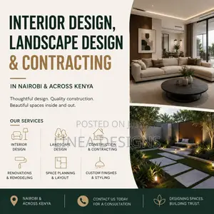 Interior Design, Landscaping Contracting Services