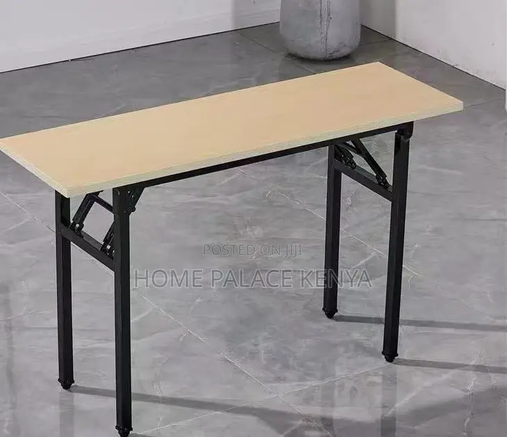 Study Table: Long Training Table With Foldable Design
