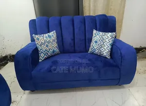2 Seater Blue Sofa