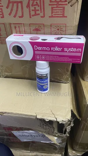 Kirkland 5% Minoxidil for Hair Growth and 0.5mm Dermaroller
