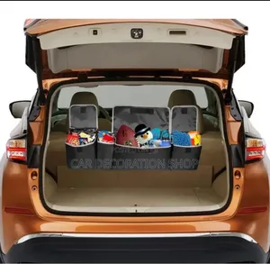 Boot Organizer Bag Maximizes Cargo Space by Hanging at Rear Headresr