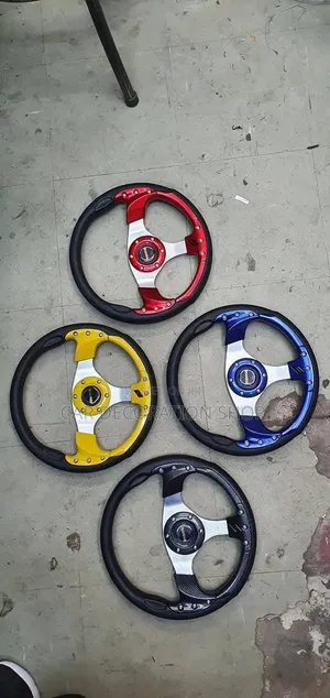 Momo Sport Steering Wheel Universal Fitment Metallic Finish in Colors