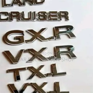 3d Chrome _ Plated Boot Prado Land Cruiser Badges