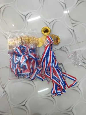 Gold Silver Bronze Award Medals With Ribbon