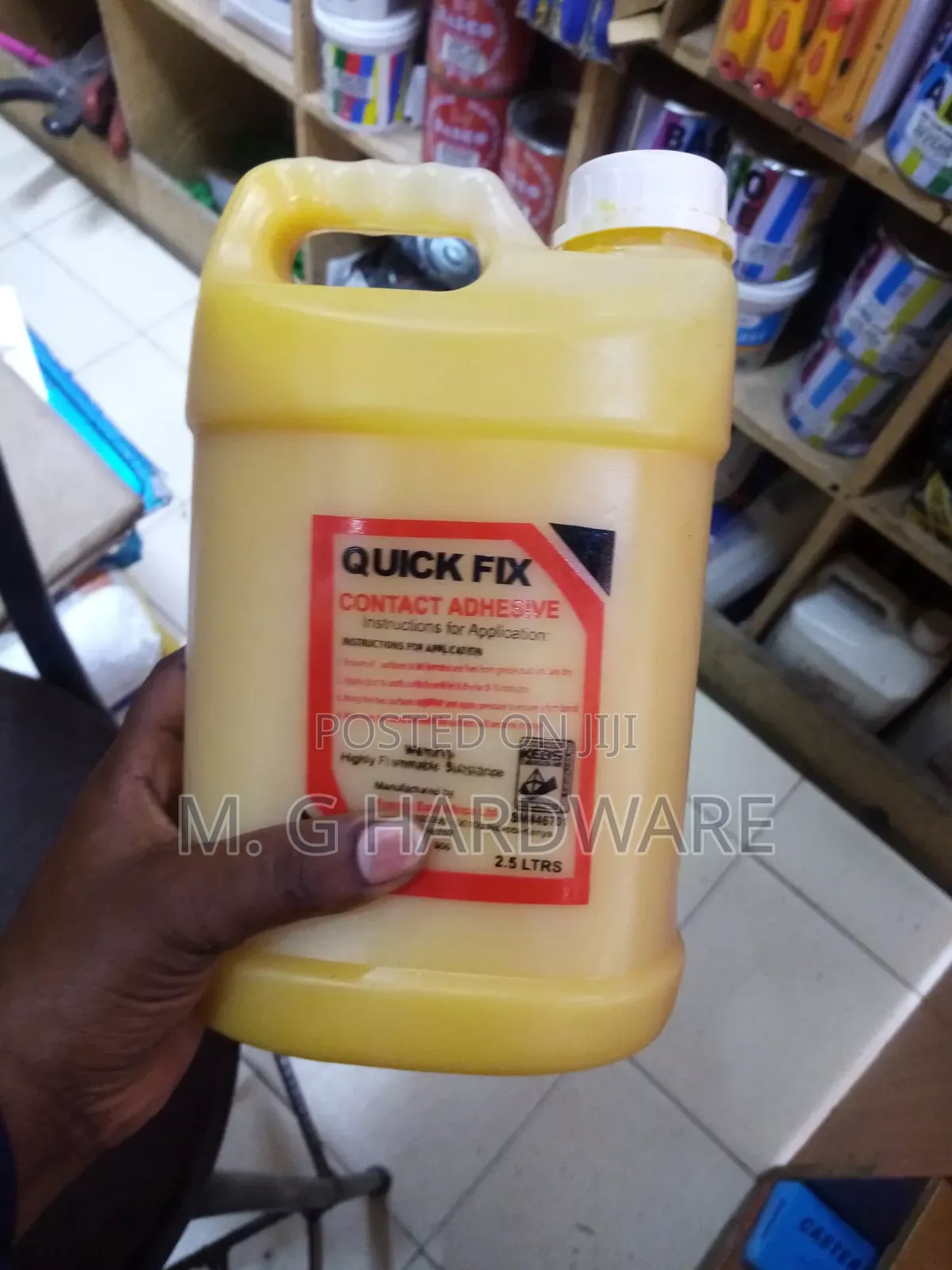 Quickfix Contact Adhesive Glue 2.5litres