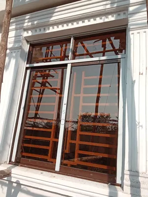 Brown Coated Aluminium Sliding Windows