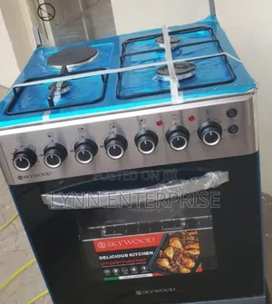 50*55 Skywood 3+1 Standing Cooker With Electric Oven ,Timer,Light