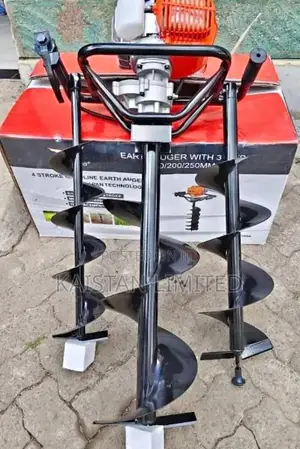 Abyon 4 Stoke Petrol Earth Augers/Petrol Augers/3 Bits
