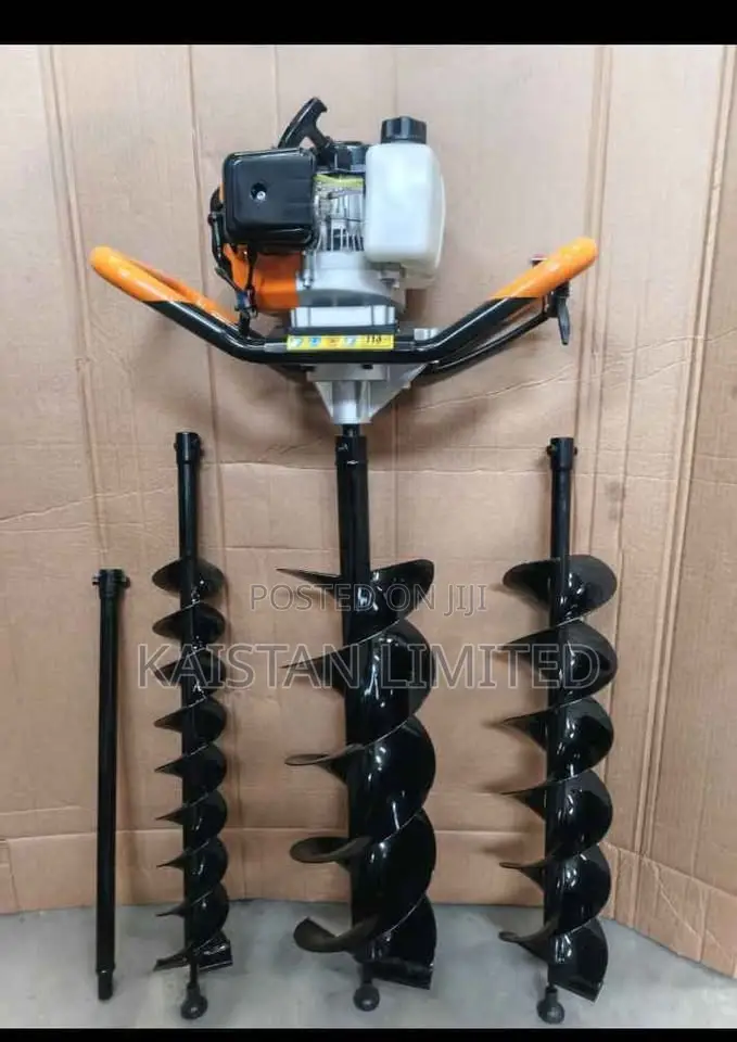 4-Stroke Hawk King Earth Auger Machine With Easy Start Engine