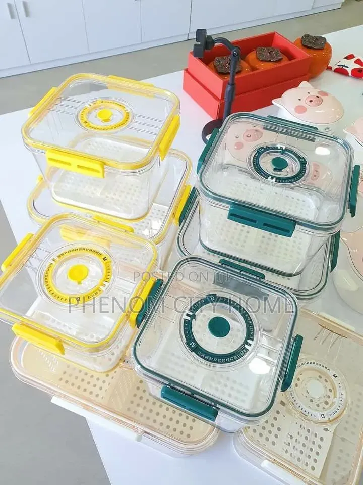 3pc Stackable Food Storage Containers