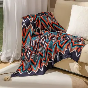 Nordic Boho Knitted Throwblankets