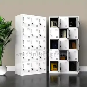 Office Cabinets; 12 Lockers Executive Filing Cabinet
