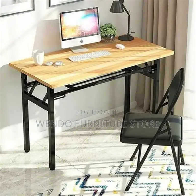 Office Table; Foldable Classic Design Study Desk