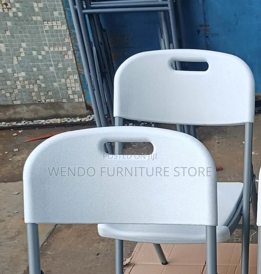 Office Chairs; Foldable White Training Chairs